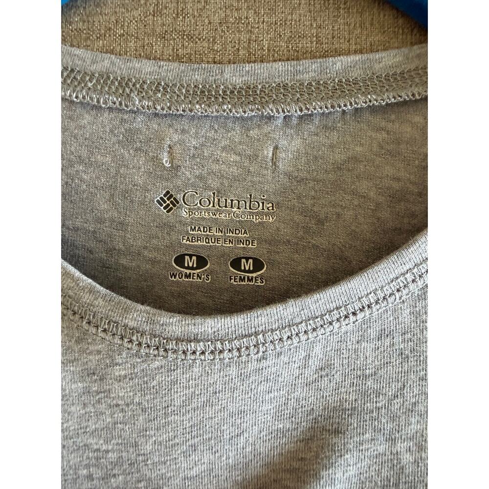 Columbia Women’s Long Sleeve Crewneck Tee - Grey Heather - Size Medium